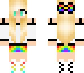 rainbow girl