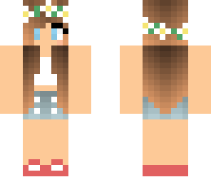 flower crown girl
