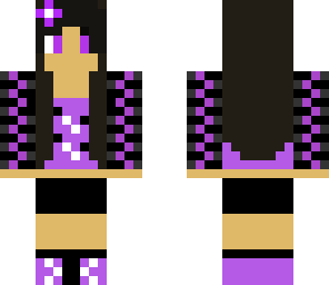 cool purple girl