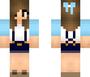 girl with overalls