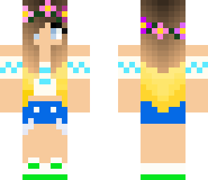 ombre summer girl