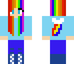 rainbow dash girl