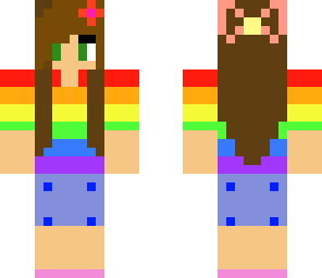 rainbow girl