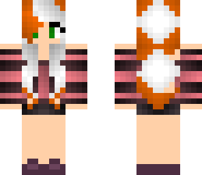 orange and white hair edit