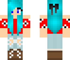 blue hair girl