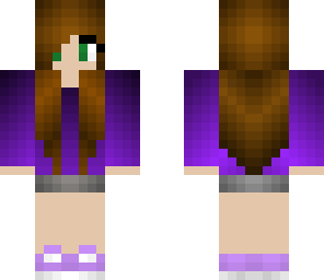 edited purple girl