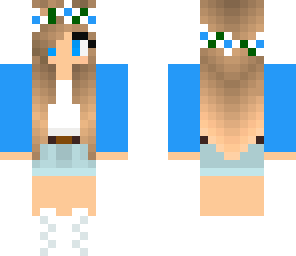 pretty blue girl