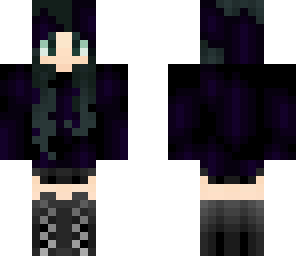 obsidian girl--for creepersdemise's contest