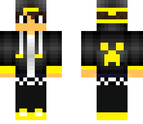 men in yellow