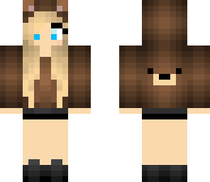cute bear girl skin