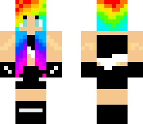 rainbow girl