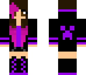 purple gamer girl