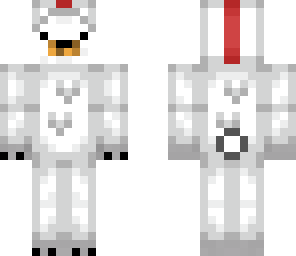polar bear in a panda suit