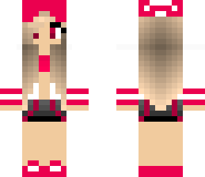 red skater girl