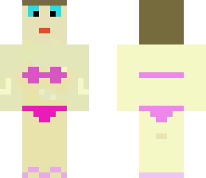 pink bikkini girl