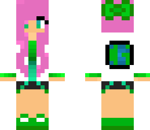 pink nature hair girl