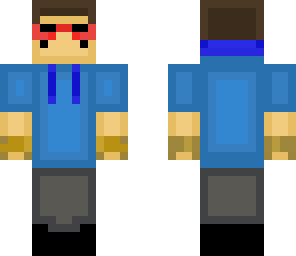 cool guy with golden gloves
