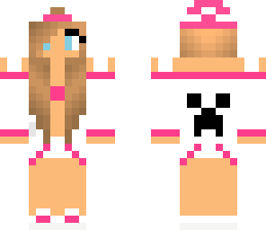 creeper girl pink edit