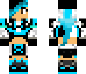 blue girl ninja