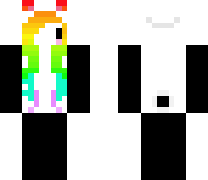 rainbow panda girl
