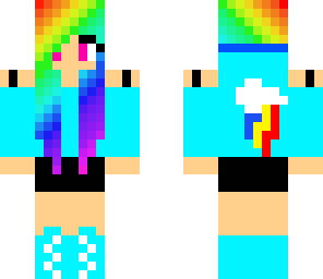 rainbow dash girl