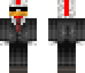 chicken in a suit