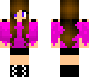 cute magenta girl