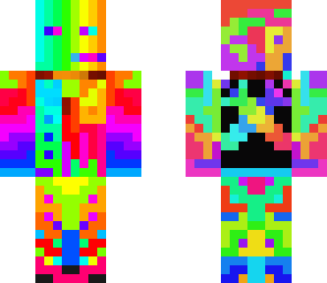rainbow gaming enderman