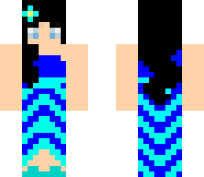 blue girl dress