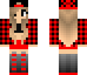 red tomboy girl