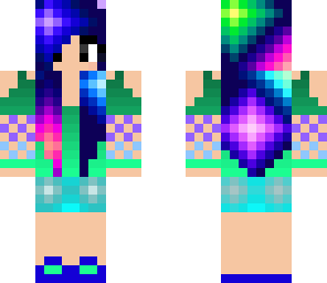 funky stary sky girl