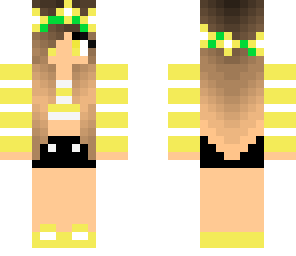 yellow summer girl