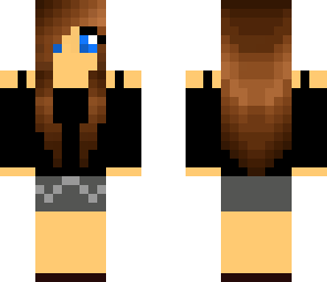 brown-haired tank top