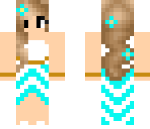 blue dress girl