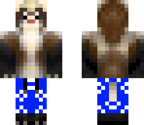 ferret in bathing suit