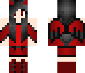 cute devil girl person