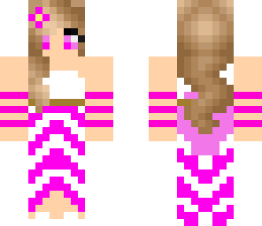 pink chevron dress