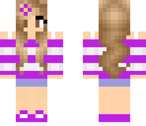 courtney's purple flower skin