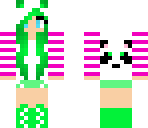 green panda
