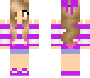 courtney's pink hair skin