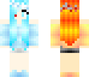 edit of herobrine water girl