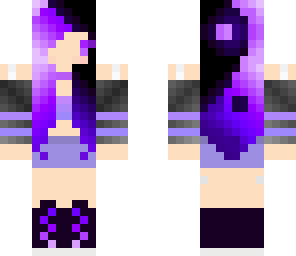 magenta and purple chibi