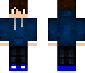 blue hood boy