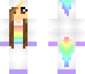 rainbow unicorn skin