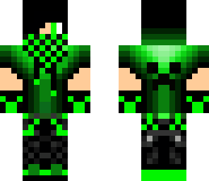 the man in green