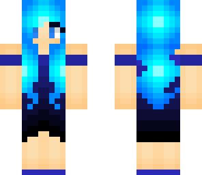 blue girl