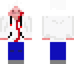 herobrine pig with hoodie