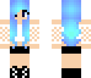 blue hair girl