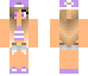 pastel purple girl twin