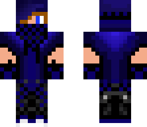 blue emo gamer boy